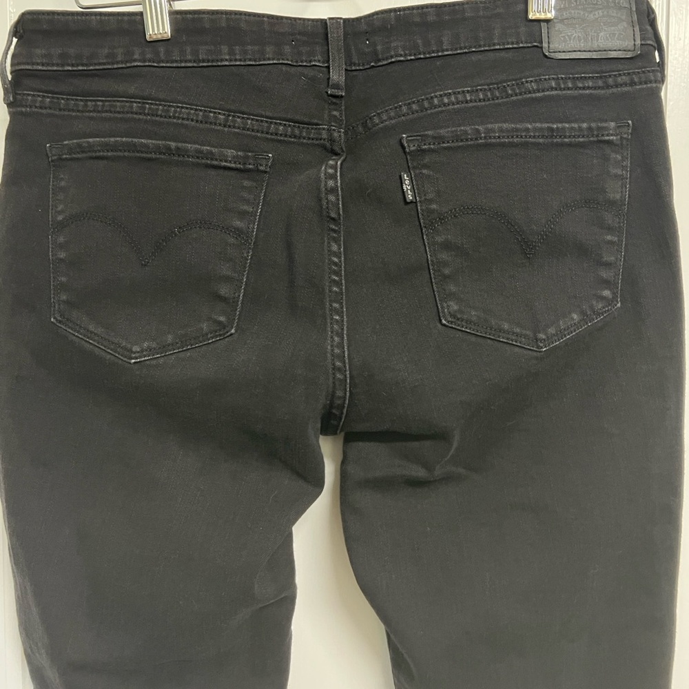 Women's Levi’s skinny stretchy Black Jeans denim